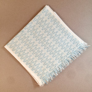 Woven-Shibori Scarf Blank - Lace